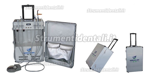 Unità di cura dentale +Strumenti rotanti Kit +lucidatrice Air